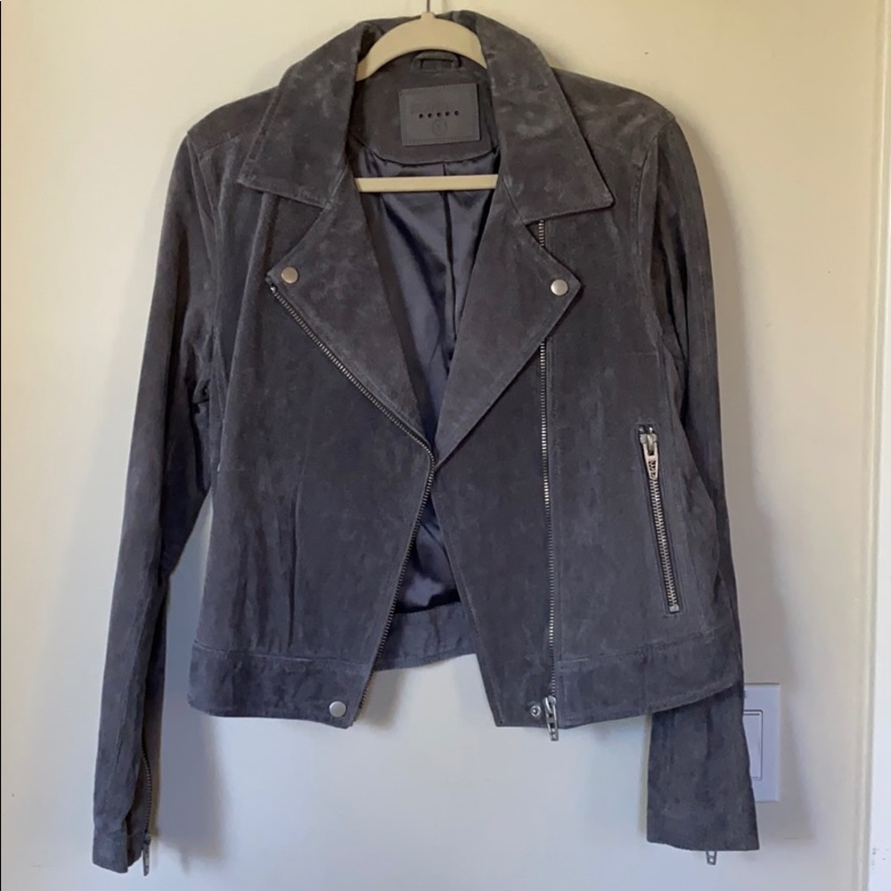 Blank NYC suede moto jacket